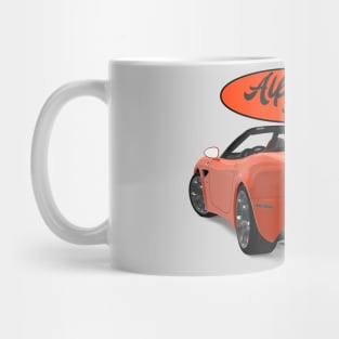 ALFA ROMEO 8C SPIDER Orange Back Mug